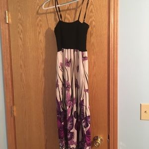Butterfly strappy dress